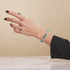 Teal Phantom | Silver | Firefly Glass Ghost Bracelet